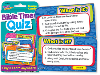 Picture of Challenge cardsbible times quiz