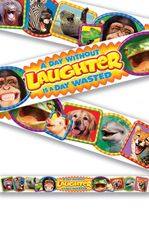 Picture of A day without laughter 10ft  horizontal banner