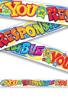 Picture of You are responsible for you 10ft  horizontal banner