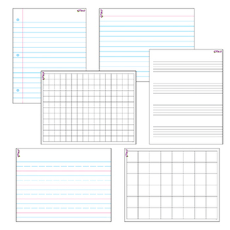 Picture of Wipe off papers & grids combo pack