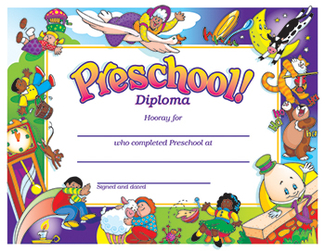 Picture of Diploma preschool 30/pk 8-1/2 x 11