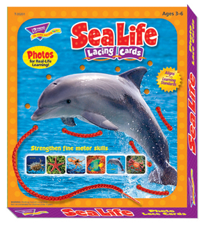 Picture of Lacing cards sea life