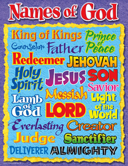 Picture of Names of god learning chart