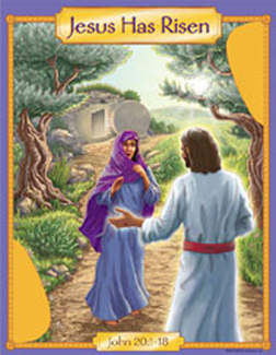 Picture of Learning chart jesus has risen  story chart