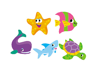 Picture of Supershapes sea life stickers