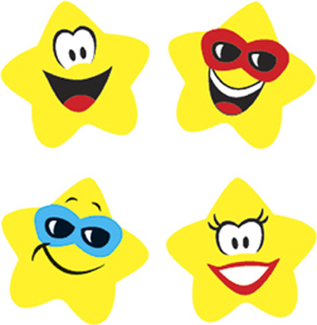 Picture of Supershapes stickers star brights