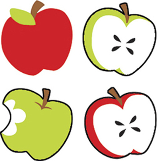 Picture of Supershapes stickers tasty apples