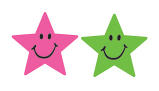 Picture of Star smiles supershape superspots  shapes stickers