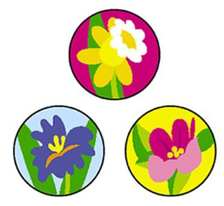 Picture of Superspots stickers spring flowers