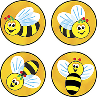 Picture of Superspots stickers bees buzz
