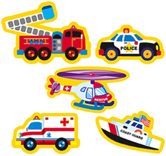 Picture of Supershapes rescue 184-208/pk  vehicles larger size