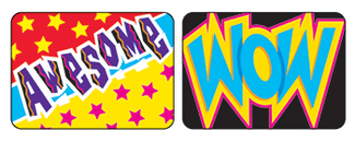 Picture of Applause stickers wow 100/pk words  acid-free