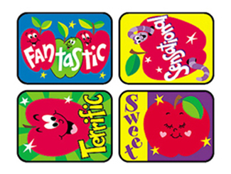 Picture of Applause stickers awesome 100/pk  apples acid-free