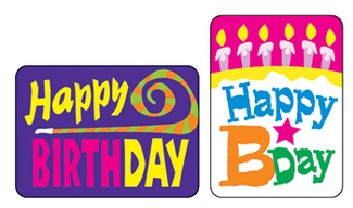 Picture of Applause stickers happy birthday
