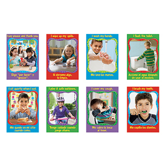 Picture of Healthy habits look & learn posters  pack