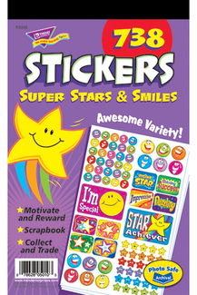 Picture of Sticker pad super stars & smiles