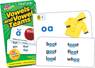 Picture of Flash cards vowels & vowel teams  72/box