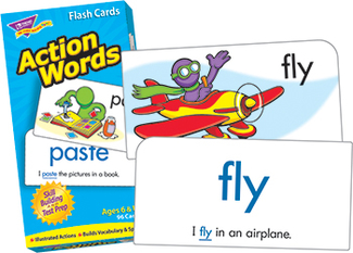 Picture of Flash cards action words 96/box