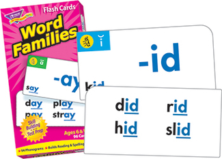 Picture of Flash cards word families 96/box
