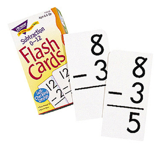 Picture of Flash cards subtraction 0-12 91/box