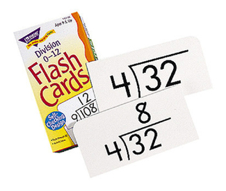 Picture of Flash cards division 0-12 91/box