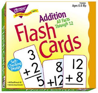 Picture of Flash cards all facts 169/box 0-12  addition