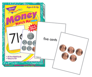 Picture of Match me cards money 52/box two  sided cards ages 6 & up