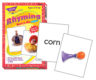 Picture of Match me cards rhyming 52/box  words two-sided cards ages 5 & up