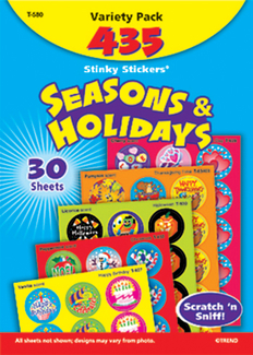 Picture of Stinky stickers seasons & 432/pk  holidays jumbo variety