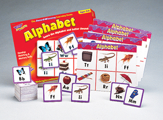 Picture of Match me game alphabet ages 3 & up  1-8 players