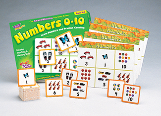 Picture of Match me game numbers ages 3 & up  1-8 players