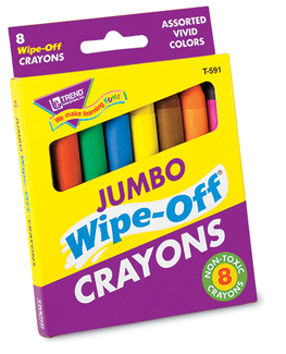 Picture of Wipe-off crayons jumbo 8/pk