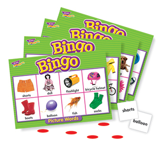 Picture of Bingo picture words ages 5 & up