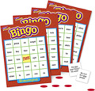 Picture of Bingo homonyms ages 9 & up