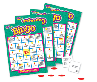 Picture of Bingo punctuation ages 7 & up