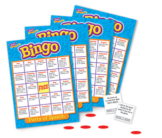 Picture of Bingo parts of speech ages 8 & up