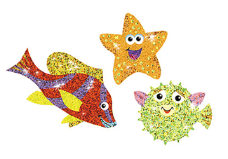 Picture of Sea life sparklers sparkle stickers