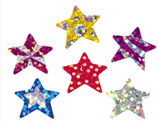 Picture of Sparkle stickers star brights