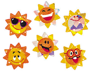 Picture of Sparkle stickers sunny smiles