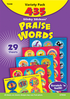 Picture of Stinky stickers praise words 435/pk  jumbo acid-free variety pk