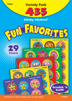 Picture of Stinky stickers fun favorites 435pk  jumbo acid-free variety pk