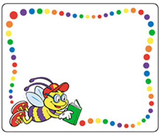 Picture of Name tags alpha bee 36/pk