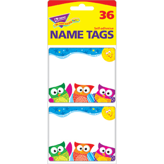 Picture of Owl stars name tags
