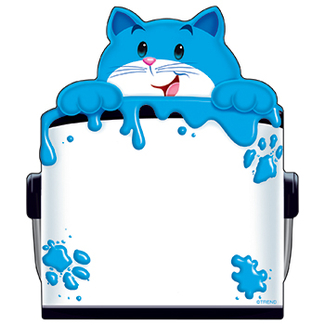 Picture of Curious color cat note pad shaped
