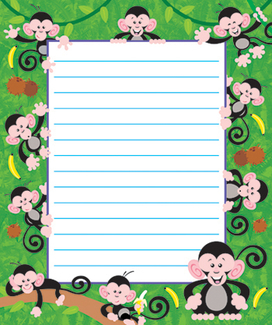 Picture of Monkey mischief note pad