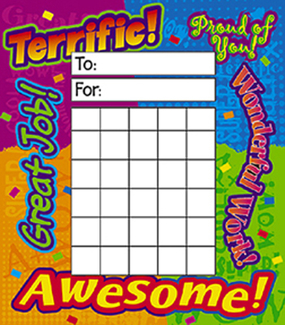Picture of Incentive pad reward words
