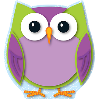 Picture of Colorful owl mini cut outs