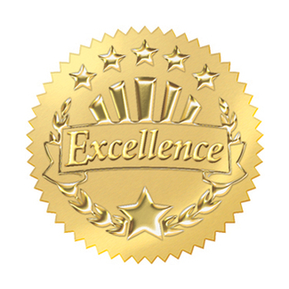 Picture of Award seal excellence gold