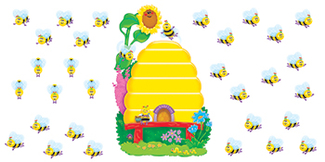 Picture of Bb set busy bees job chart plus