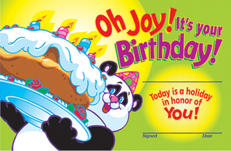 Picture of Oh joy its your birthday 30/pk 5x8  awards